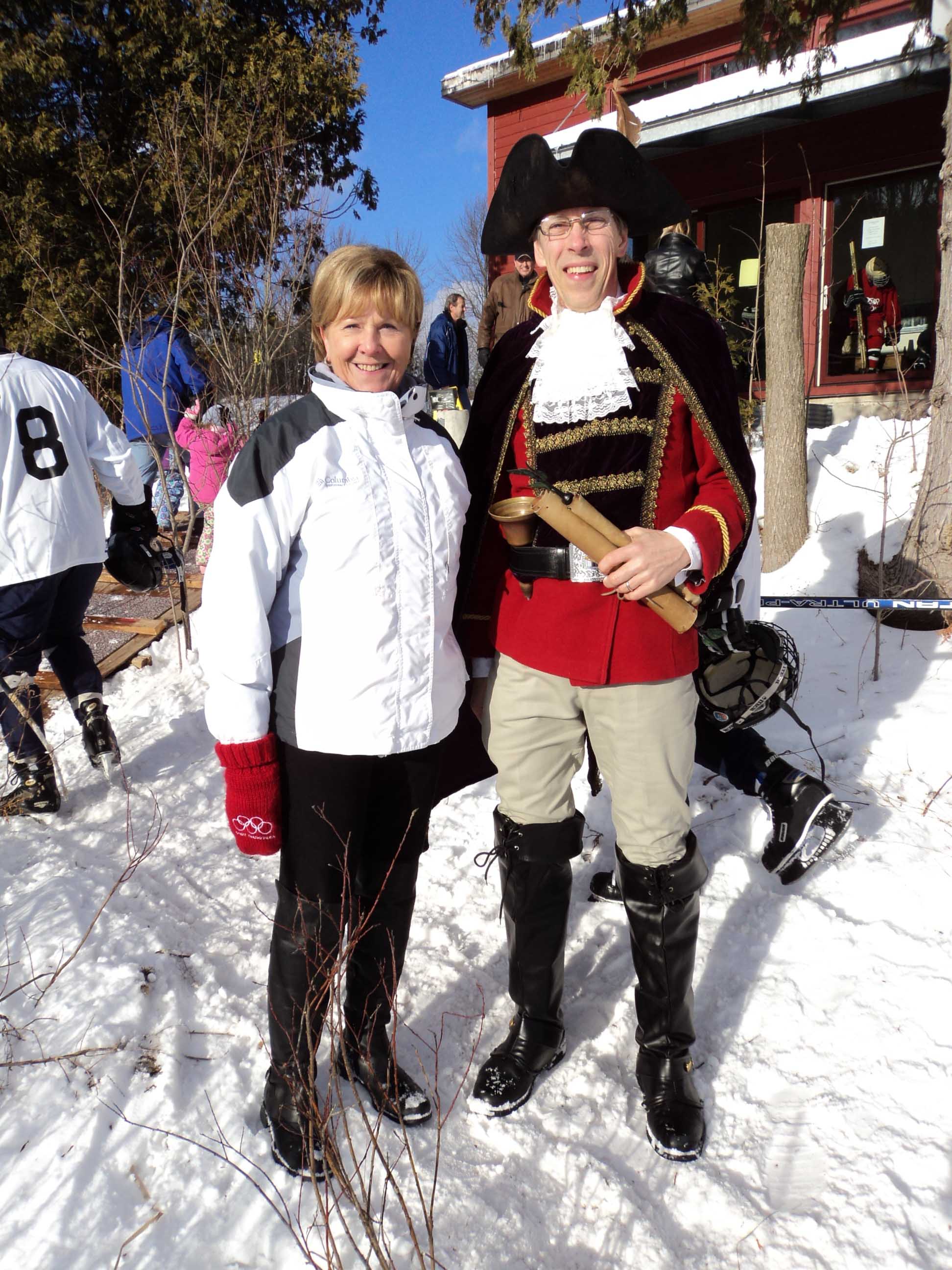 Town Crier With Caledon Mayor